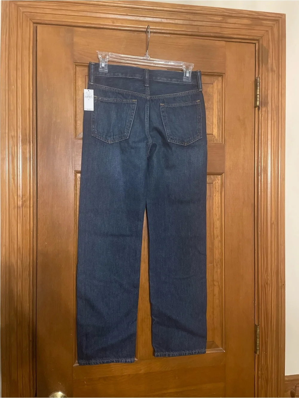GAP Kids Dark Blue ‘90s Original Straight Jeans Subtle Distressing, NWT, Size 12